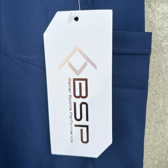 BSP Women's Spandex Flare Pants with Pockets Gym Workout Leggings NWT $68 - Picture 9 of 11